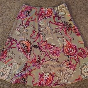 A-Line Below the Knee Skirt